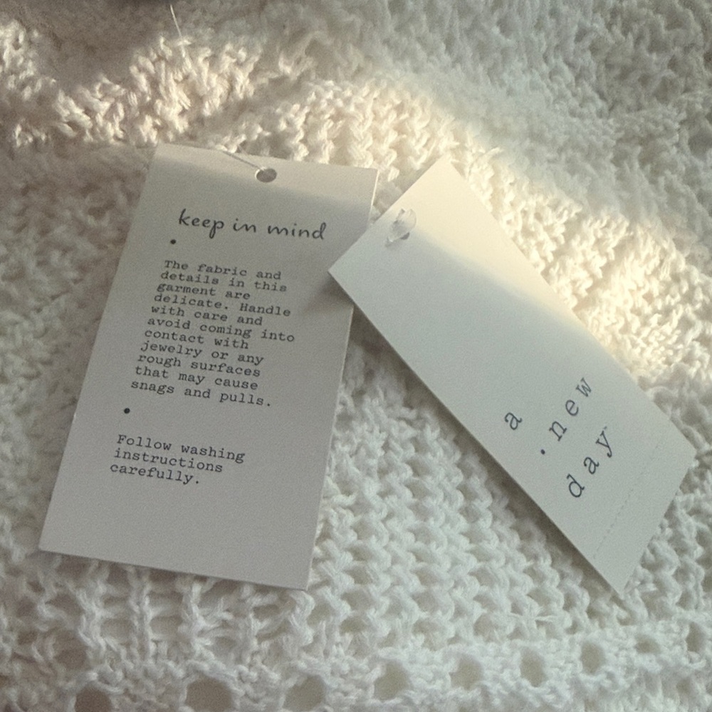 Cream Crochet Slip Dress - Picture 4 of 13
